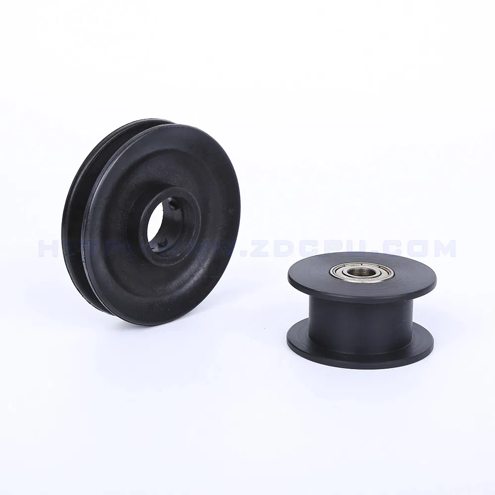 Zhongde Durable Molded Plastic POM/Nylon/ABS Wheel with Metal Core