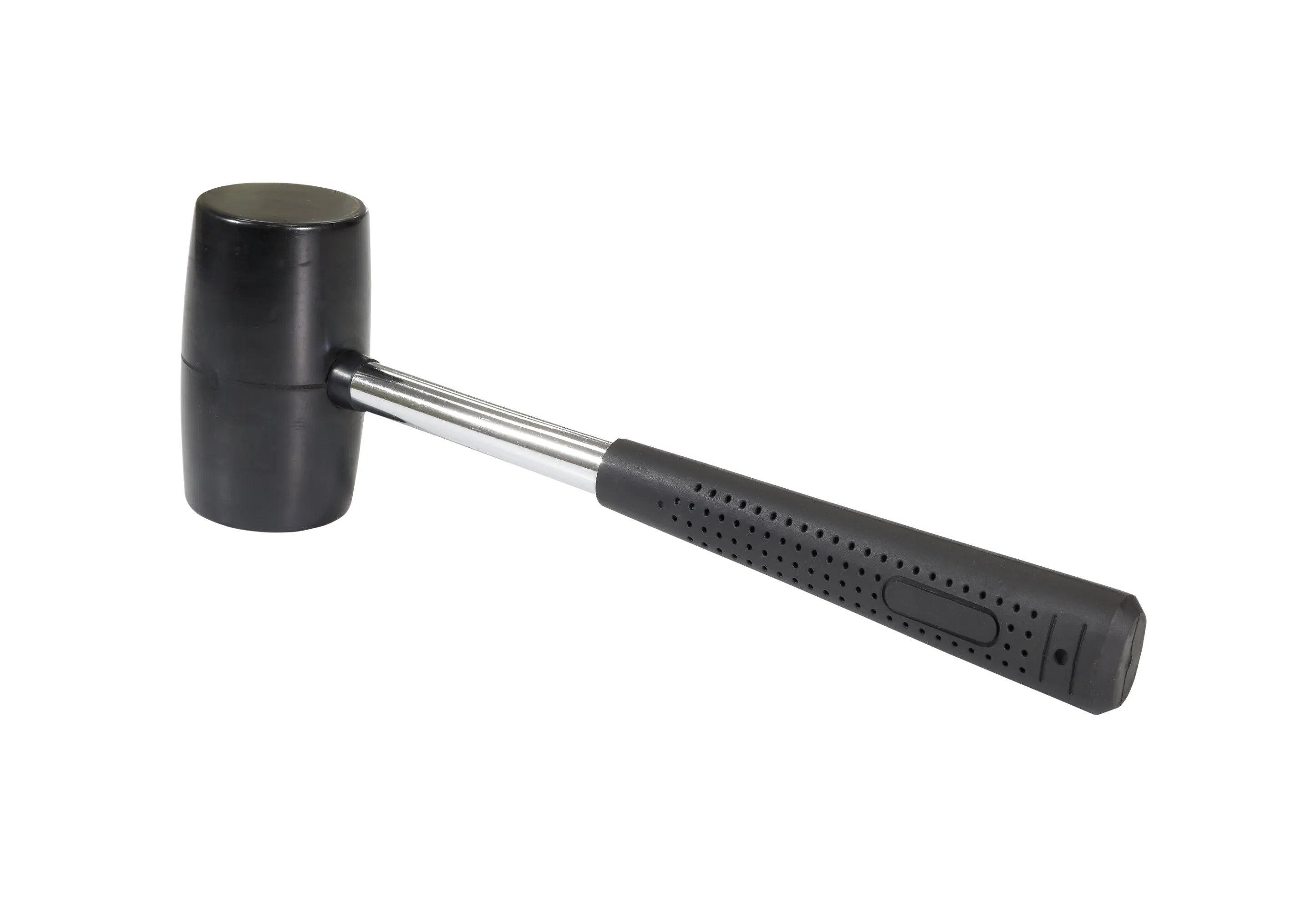 Double-Face Rubber Mallet Hammer with Wood Handle for Heavy-Duty Jobs