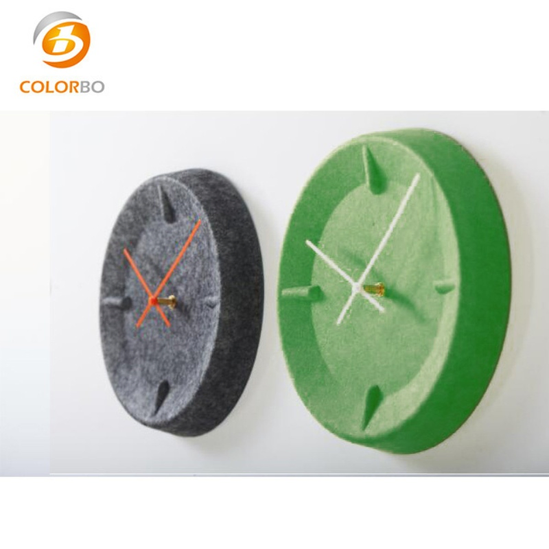 Polyester Fiber Eco-Friendly  Clock for Home Decor