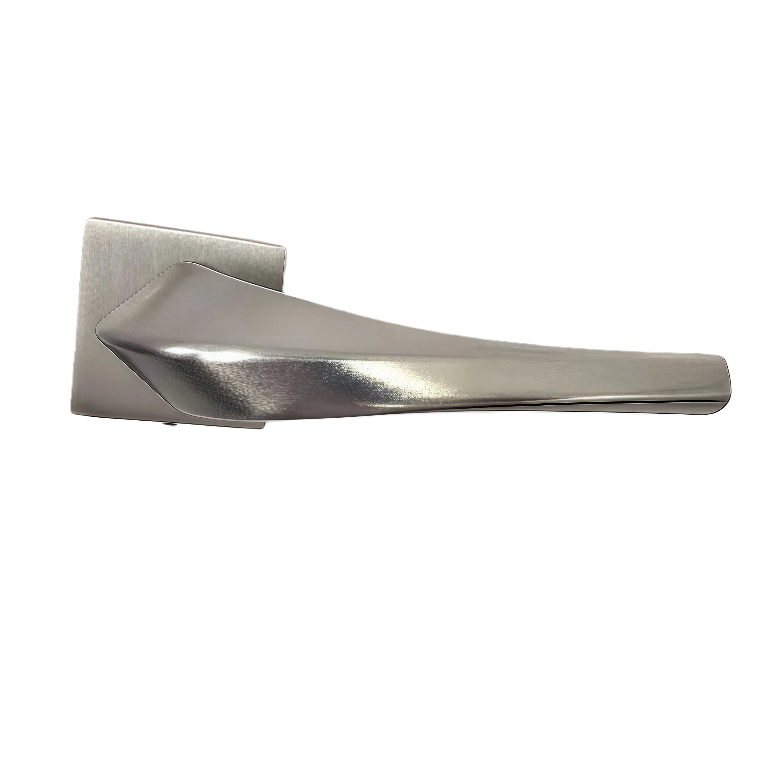 Factory Price New Design Contemporary Zinc Alloy Thick Door Lock Handle Sets Mortise Silent Door Handle for House