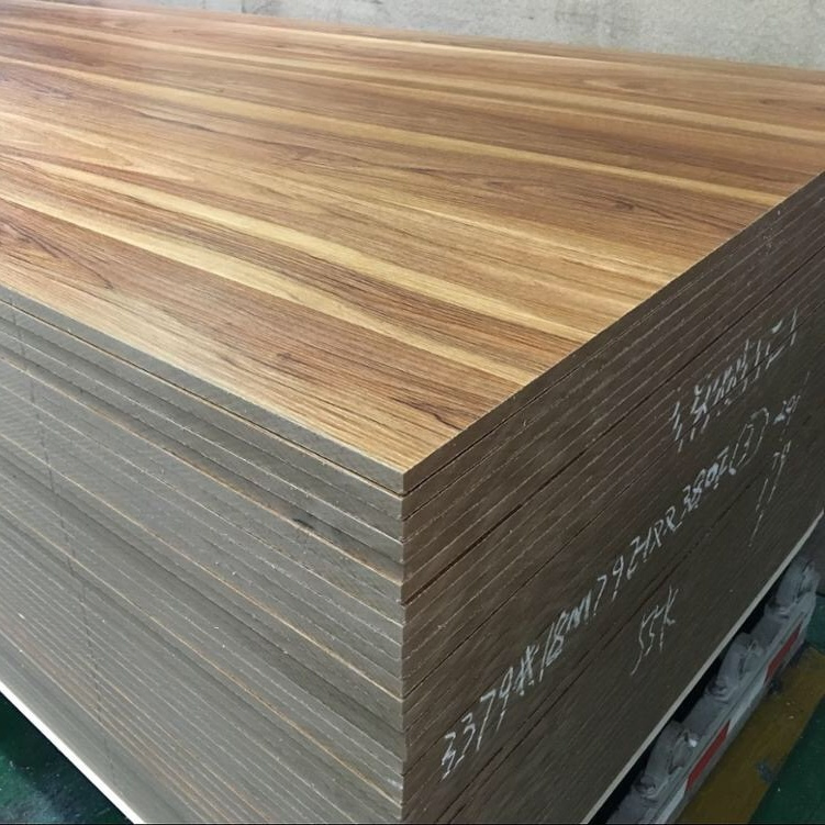1220X2440X1-25mm Furniture Grade Natural Veneer/Melamine Faced MDF/HDF