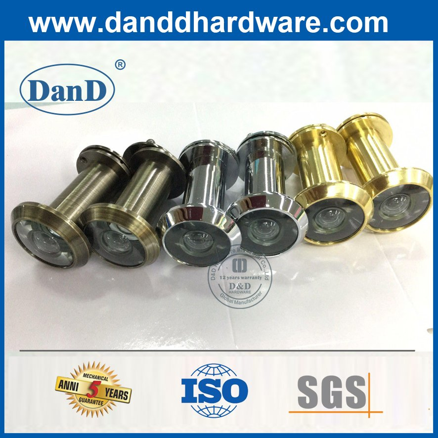Security Polished Brass Zinc Alloy Front Door View Hole Peephole