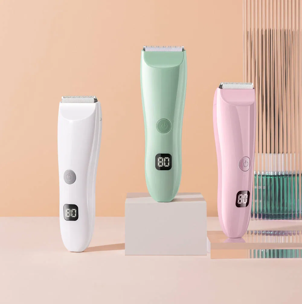 Rechargeable Waterproof Hair Trimmer Ceramic Blades Cordless Professional Hair Clipper for Baby