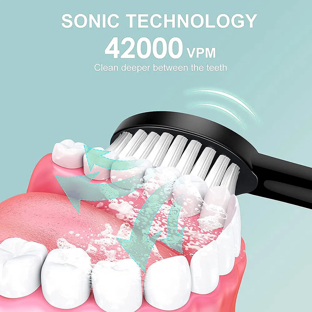 Electric Toothbrush Adult Soft Hair Household Rechargeable Waterproof Toothbrush Travel Box