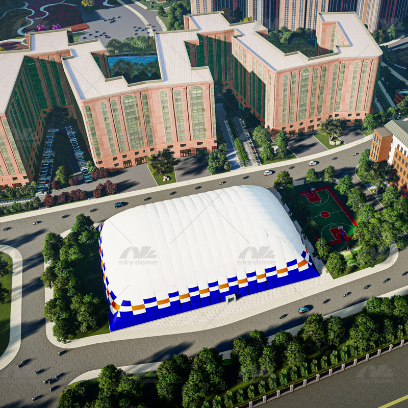 Customized Inflatable Air Membrane Structure for Sports