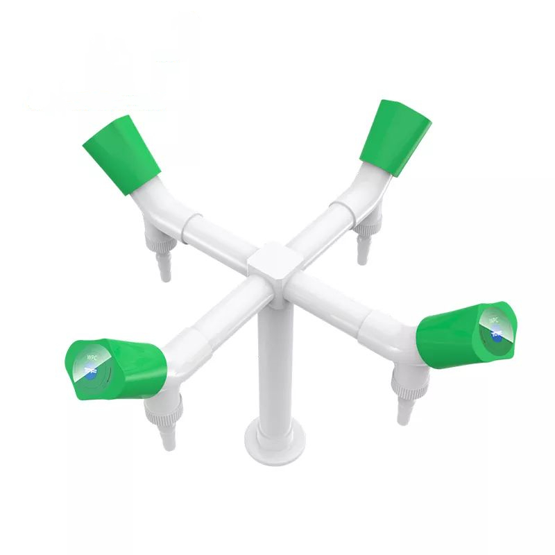 Triple 3 Way Outlet Lab Faucet Water Tap Brass Hot and Cold Lab Sink Assay Faucet