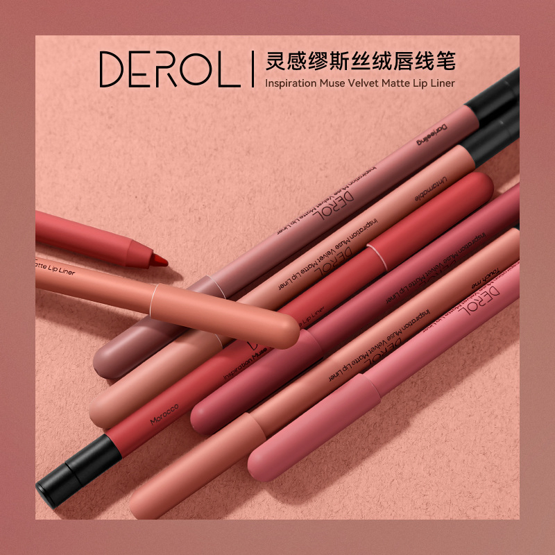 Wholesale Derol Makeup Longwear Lip Pencil Lipstick Liquid Matte Vegan Lip Liner