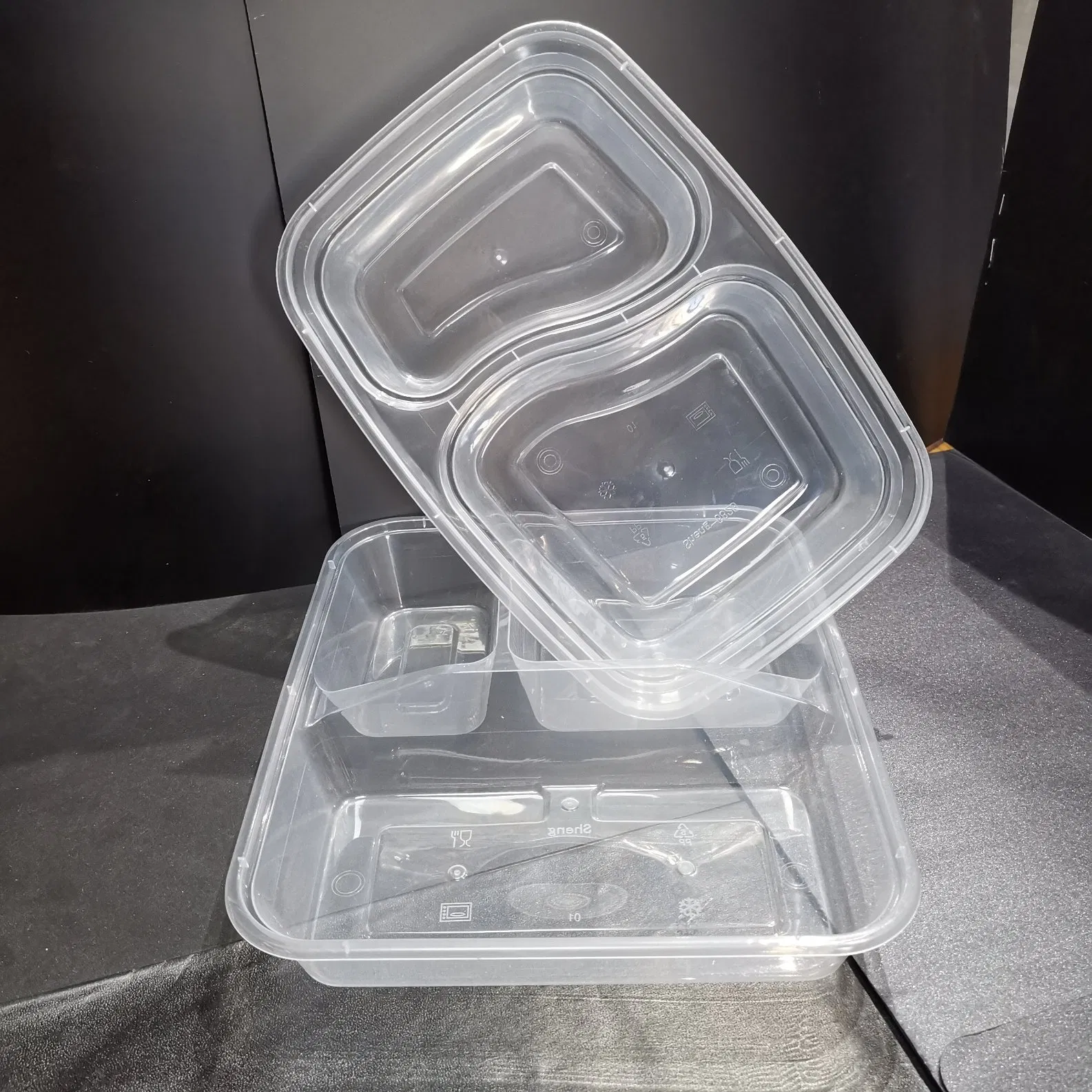 Sunyo Microwavable Plastic PP Lunch Food Box Bento Box