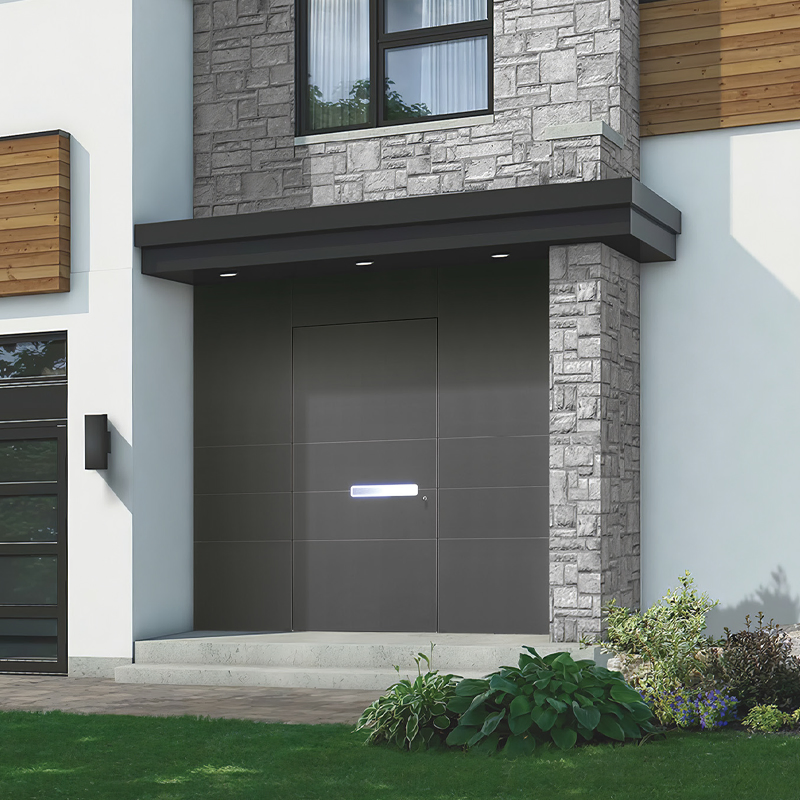 Premium Fireproof Wooden Entrance Doors for Energy Efficiency