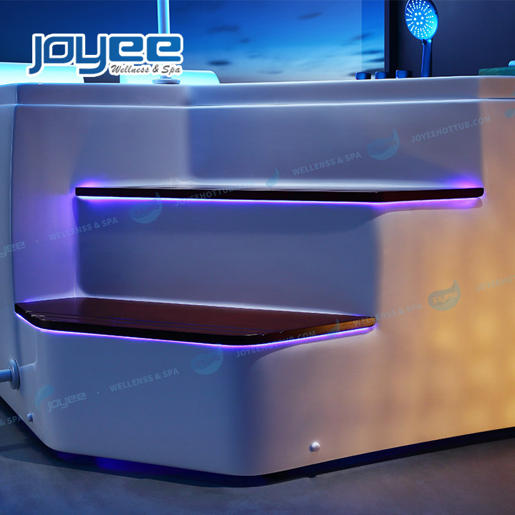Угловая гидромассажная ванна Joyee Whirlpool на 2 персоны