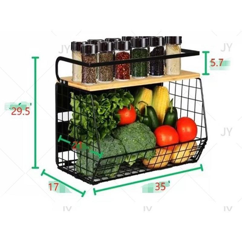 Настенная полка для фруктов и кухонной утвари