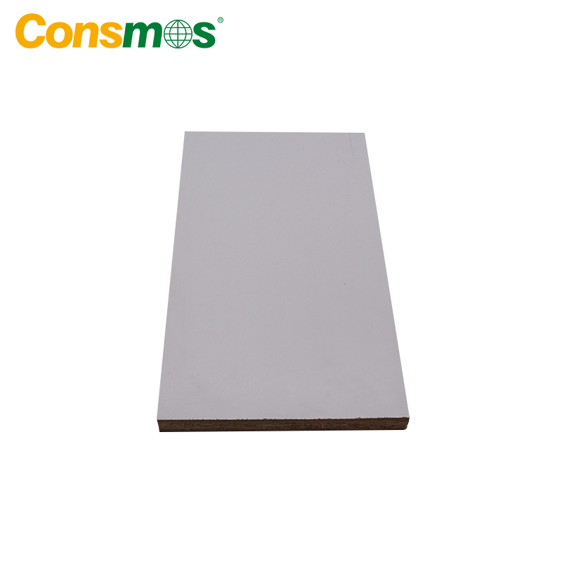 1220*2440mm E1/E2/E0 Glue Melamine Laminated Chipboard Particle Board for Wardrobe
