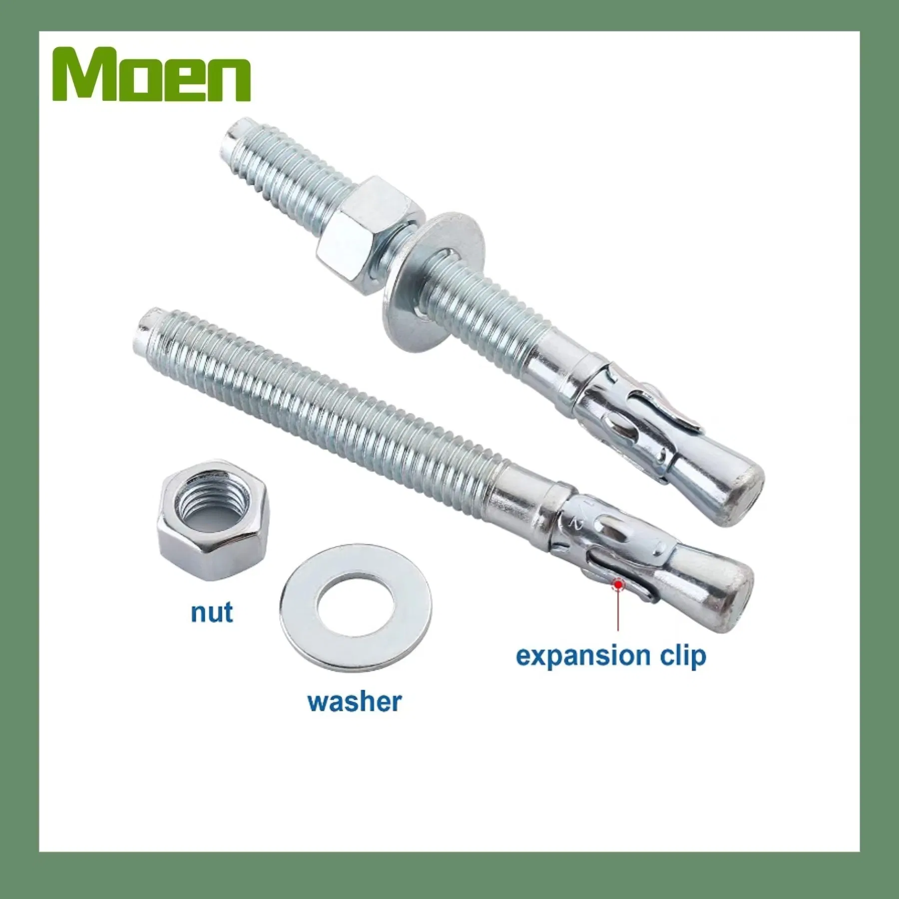 Анкерные болты клиновые оцинкованные для бетона