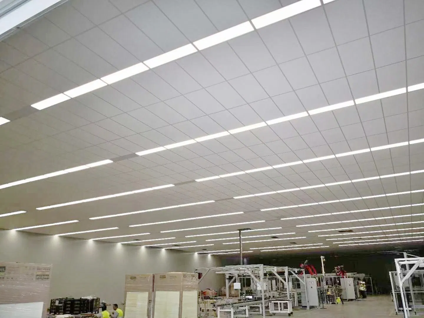 Eco-Friendly Soundproofing Ceiling Acoustic Rockwool Insulation Suspended Ceiling Tiles for Factory/Plant Roofs