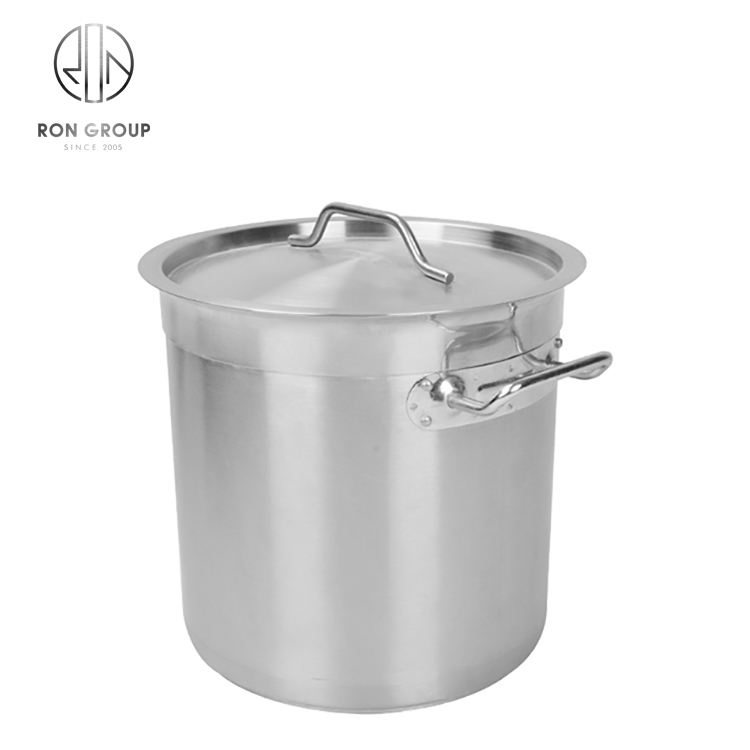 Wholesale Stainless Steel Restaurant Hotel Kitchenware Commercial Customized High Quality Soup Pot