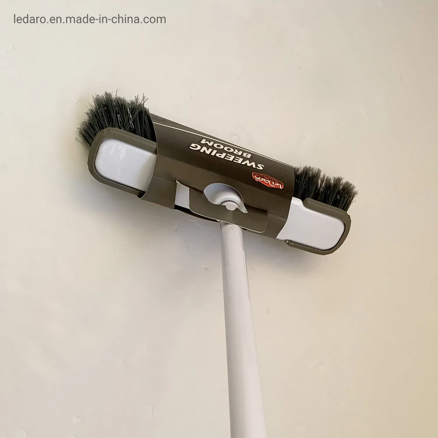 Homeware Sweeping Broom with Standing Upright Durable Long Steel Handle for Kitchen Home Office Cleaning