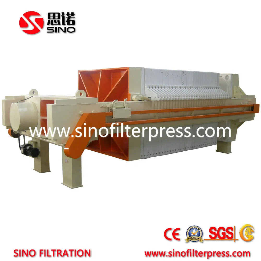 Автоматический мембранный фильтр-пресс для обезвоживания осадка