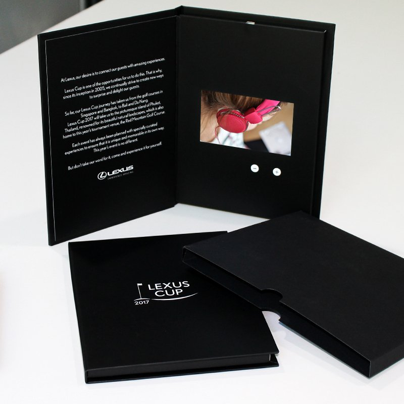 Видеоэкран 7 дюймов для картонных дисплеев с питанием от аккумулятора