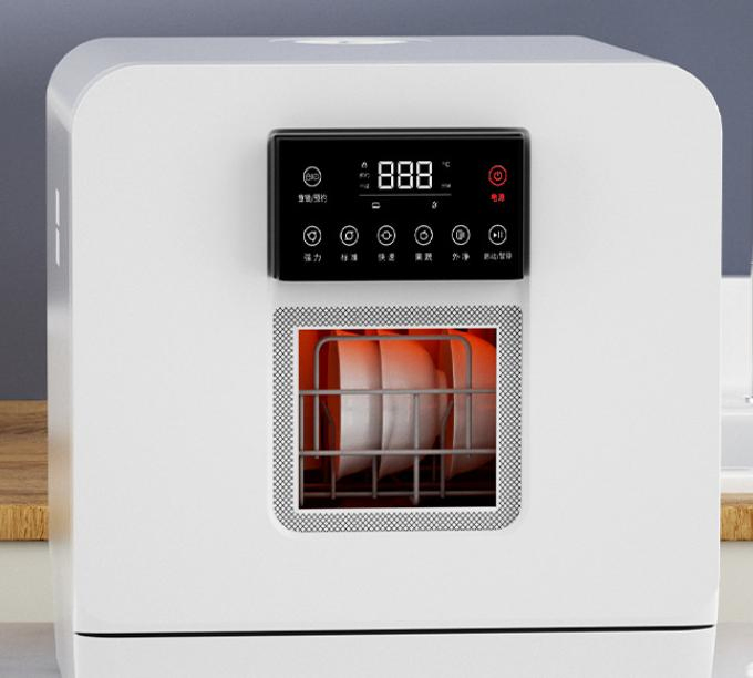 Portable Mini Dishwasher Countertop with 5L Built-in Water Tank for Apartments& Rvs