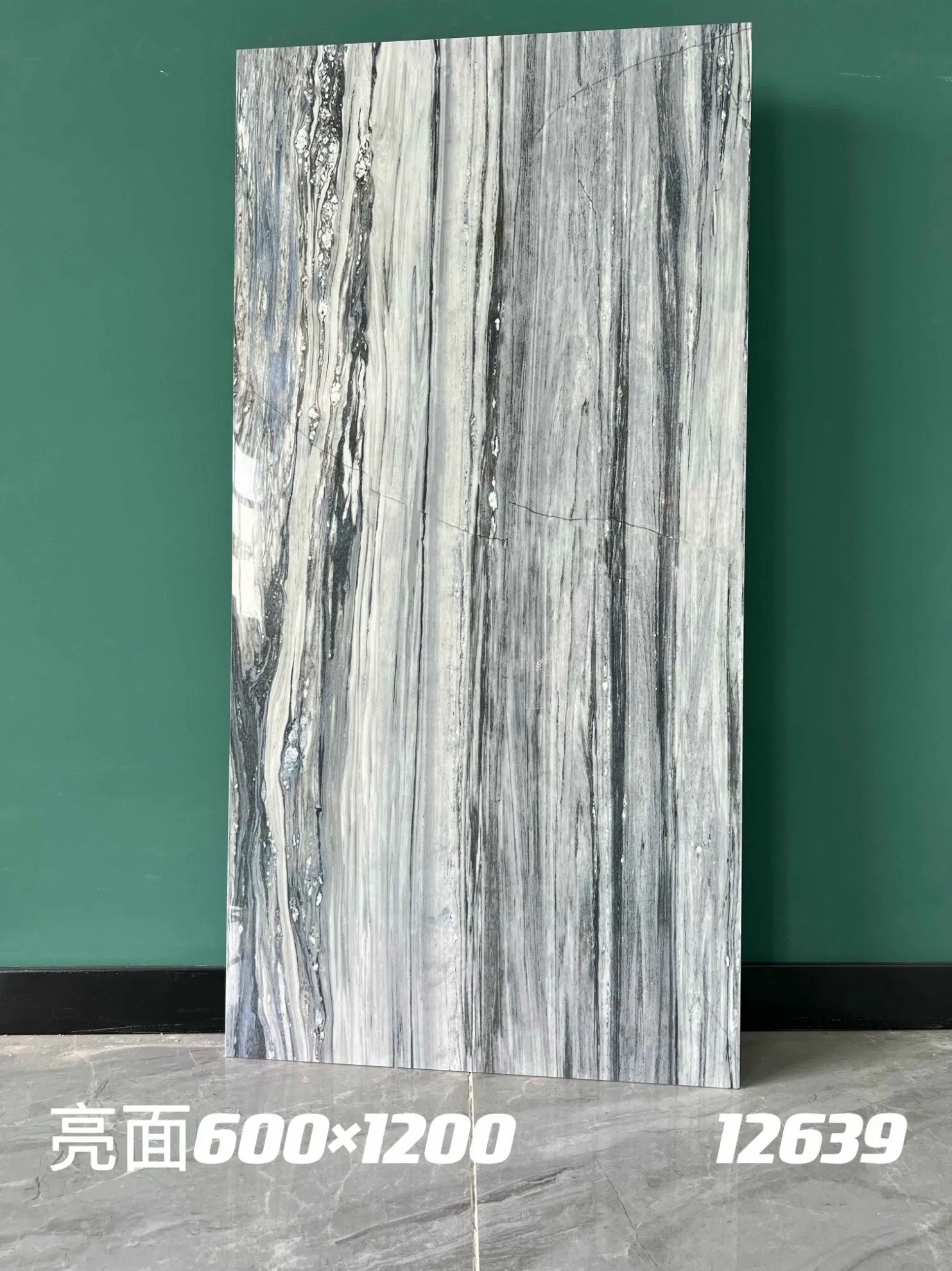600X1200mm Modern Design Glossy Porcelain Polished Tiles Marble Look Factory Sale