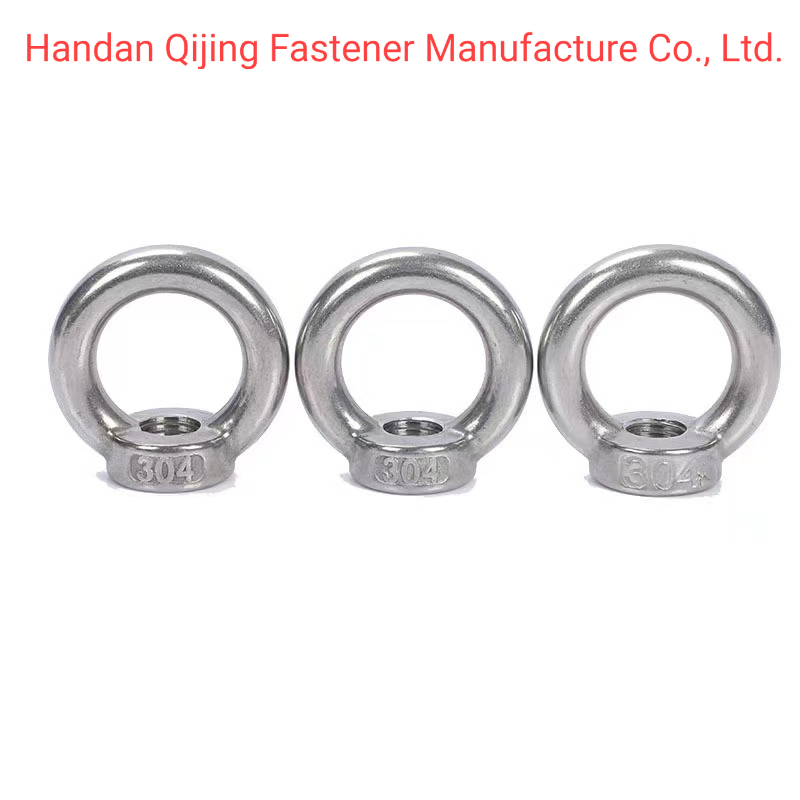 Глаз-болт DIN580 с гайкой, сталь 304, M5-M14