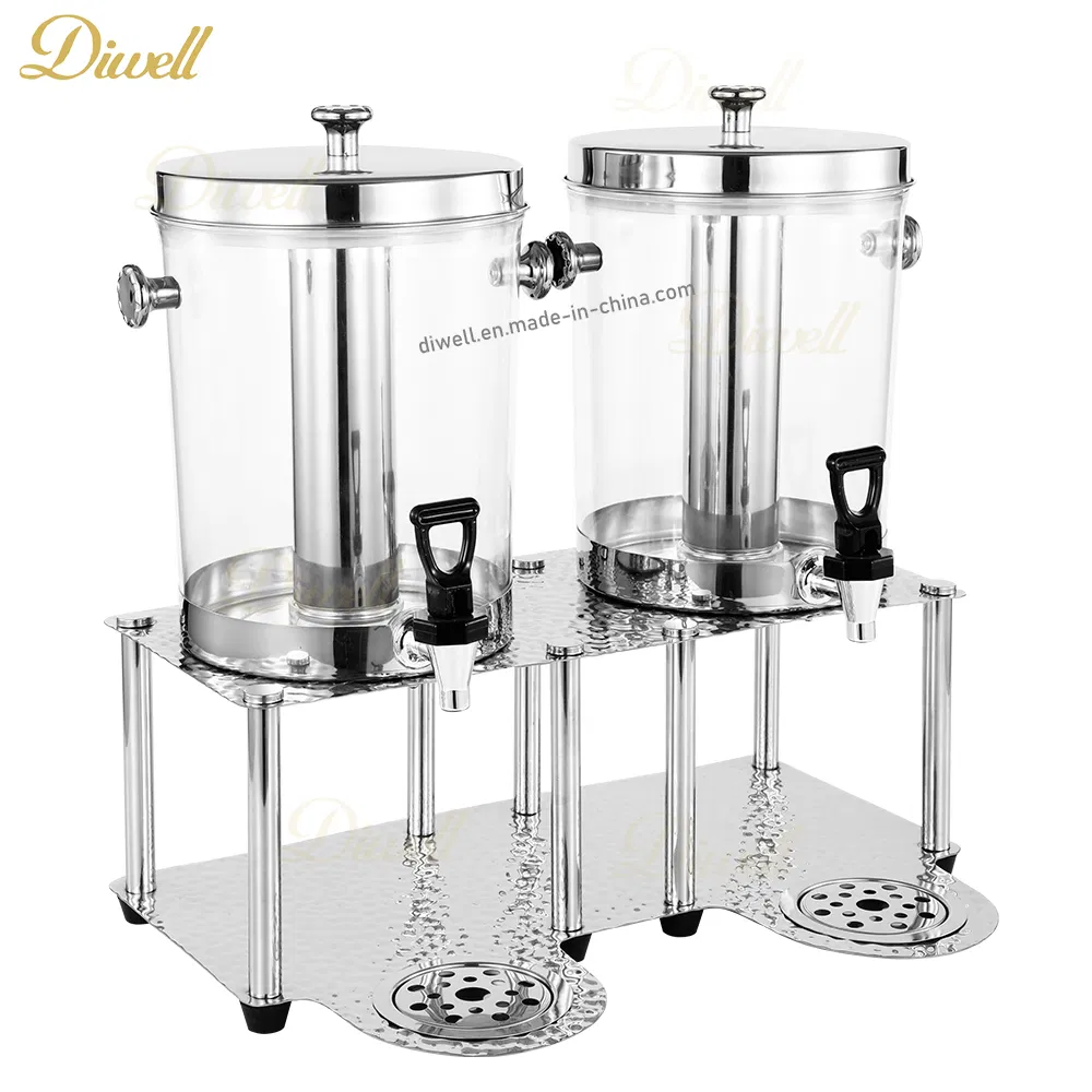Factory Luxury Gold Commercial Gallon Cold Drink Juice Beverage Server Dispenser China