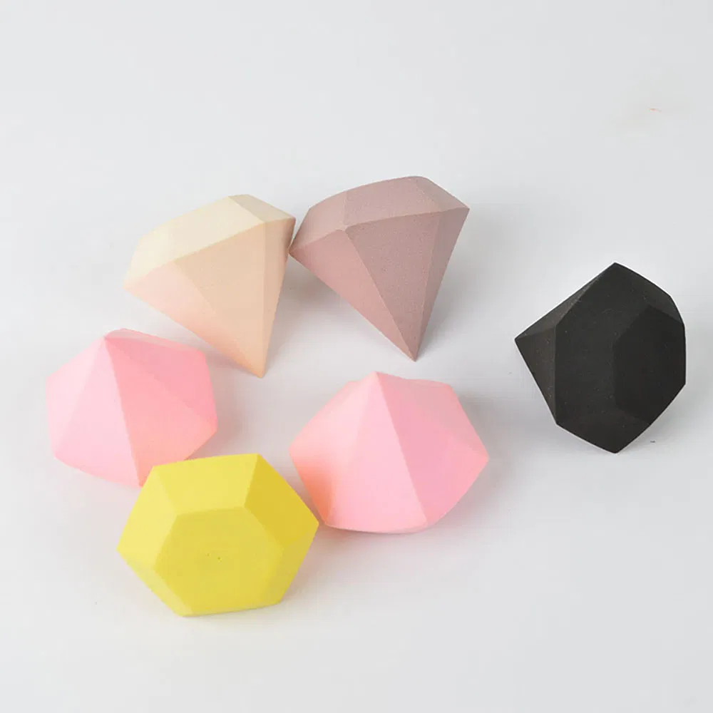 Diamond Super Soft Powder Puff Latex Cosmetic Makeup Sponge Wholesale Beauty Supplies Tool