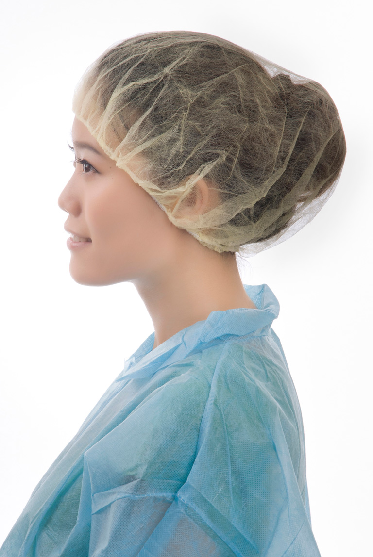 Soft Non-Woven Disposable Bouffant Cap for Hospital/Healthcare/Beauty/Lab/Hygiene/Food Industry/Factory/Wholesale