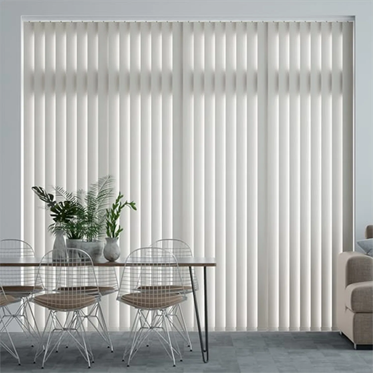 China OEM Wholesale PVC Blind Light Adjustable Vertical Window Blinds