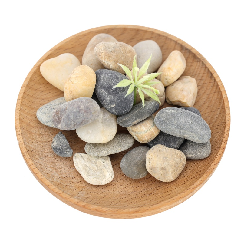 Colored Pebble for Durable Aquarium Decoration and Water Treatment Purposes