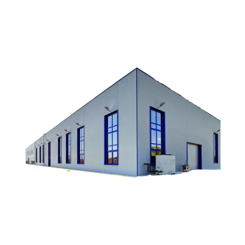 Steel Walkway and Floor Hot-Rolled Prefabricated Metal Building for Sale