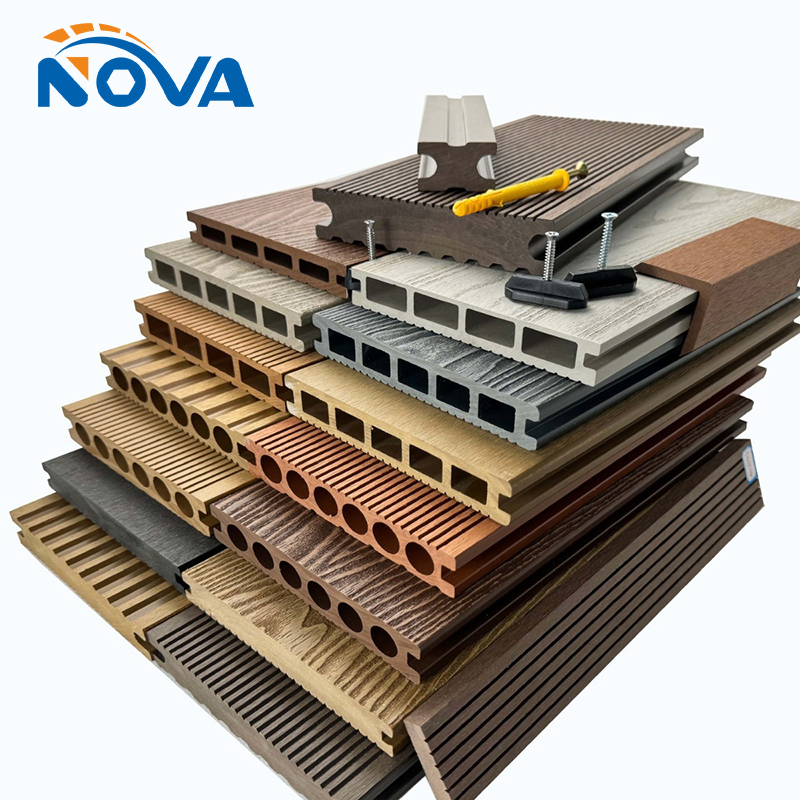 Wood Plastic Composite WPC Decking Wholesale Outdoor Flooring WPC Decking