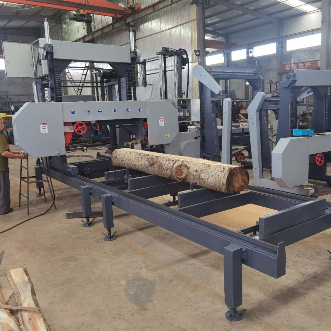 Ленточная пилорама портативная для деревообработки