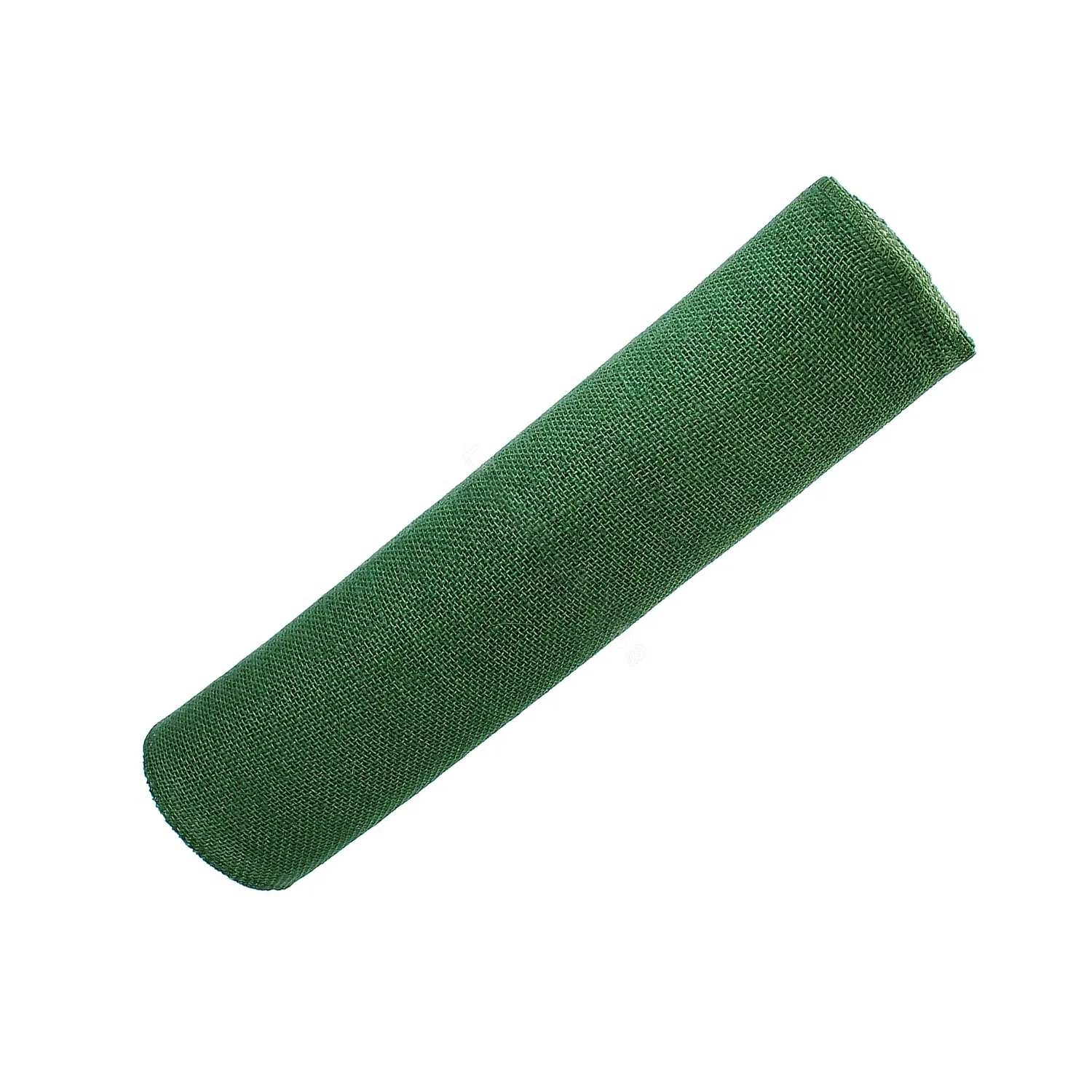 12inch Green Burlap Roll Jute Burlap Fabric Table Runner Finished Edges