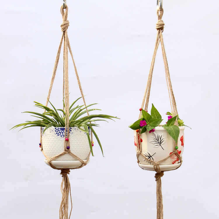 Natural Custom Design Pot Hanger Indoor Plant Hangers Flower Pot