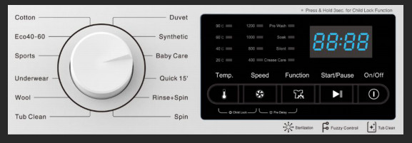 Newest Design Full Automatic Front Loader Washing Machine