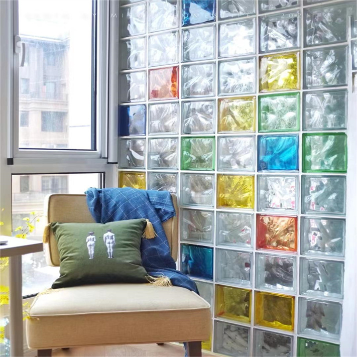 Ultra Clear Hollow Glass Brick Square Glass Block for Wall
