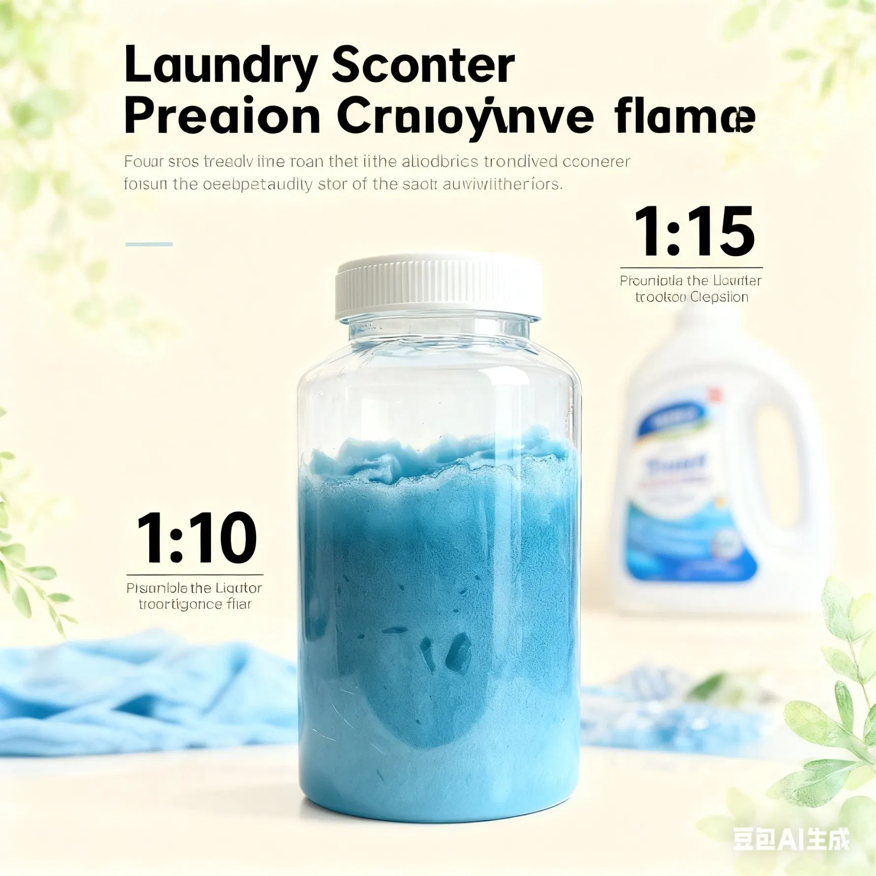 Concentrated Laundry Liquid 1: 8 Wholesale Fragrant