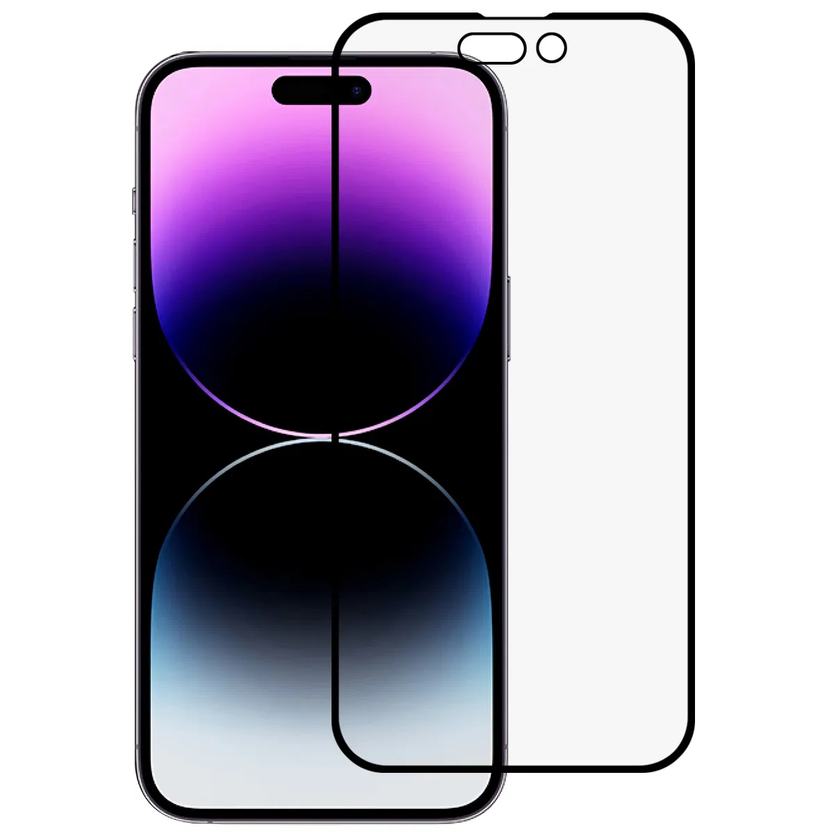 Защитное стекло Rurihai для iPhone 14 Pro Max HD Matte