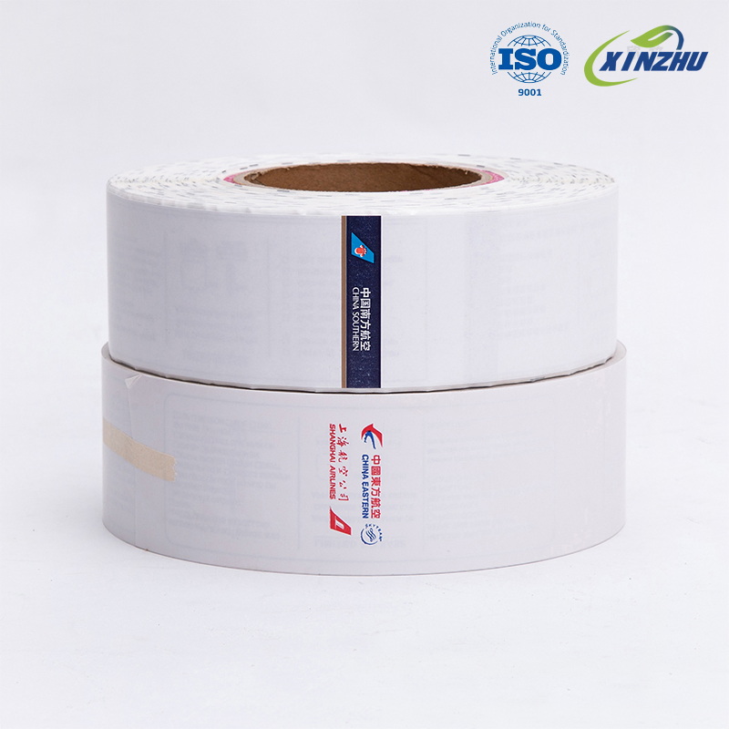 Airline/Airport Luggage Tracking Labels Tear-Resistant Thermal Baggage Tag