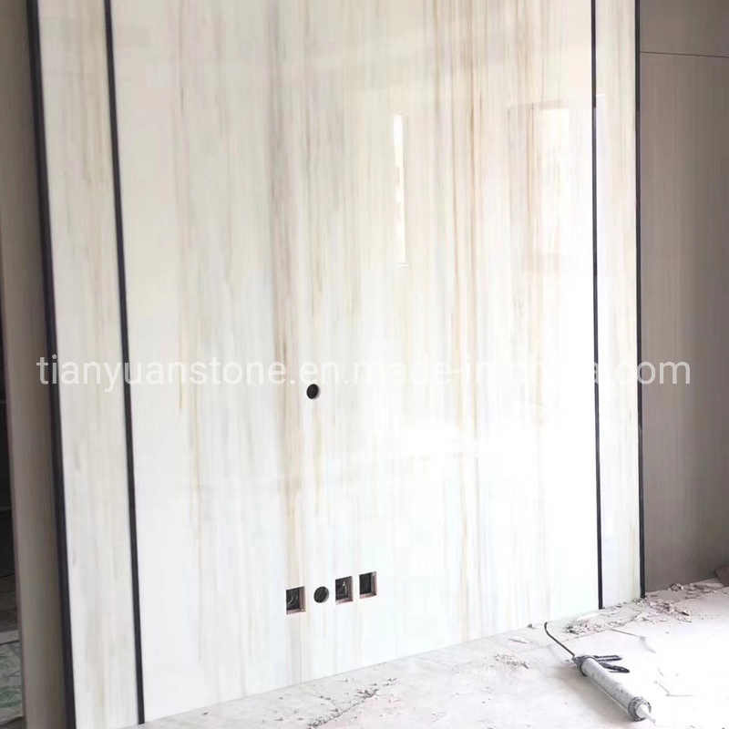 Pure White Crystallized Glass Panel Stone Slab for Countertops and Tiles