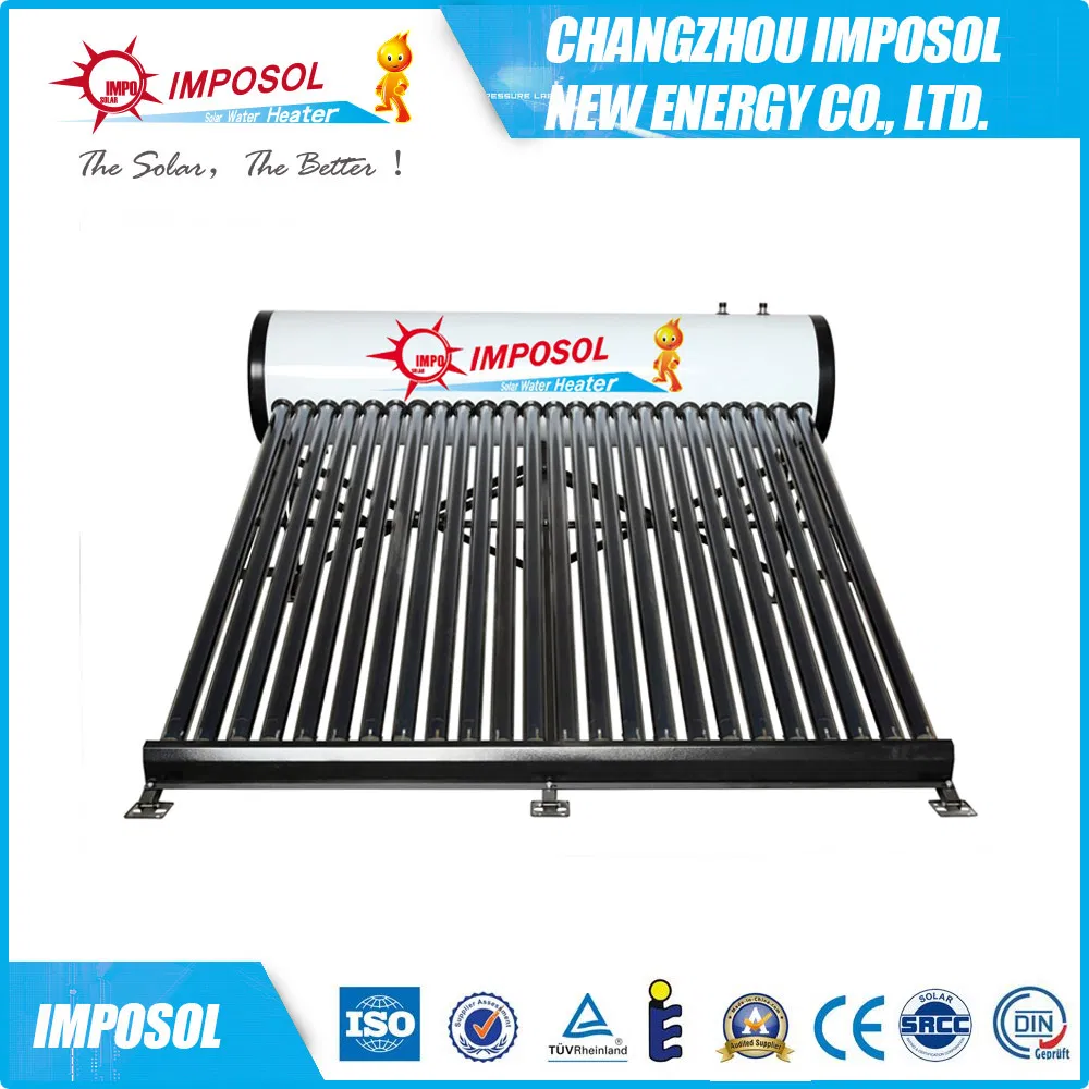 Best Price Compact Unpressurized 100L Solar Water Heater