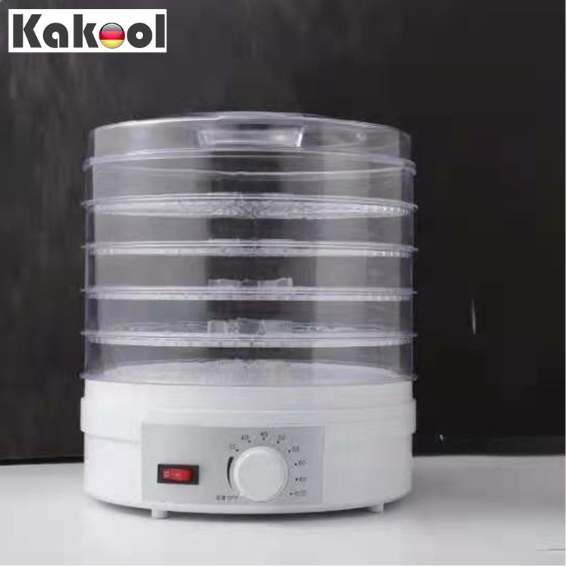 Food Dehydrator with 5 Trays for Fruit Vegetable Food Jerky Spice, Meat Drying Machine, Snacks Food Dryer, Multiple Use, Multifunction kitchen Dehydrator