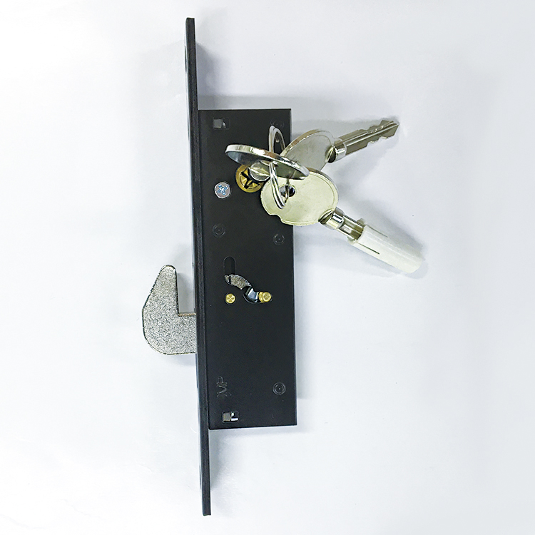 Gate Frame Glass Door Hook Lock Sliding Door Gate Cross Key Mortise Lock