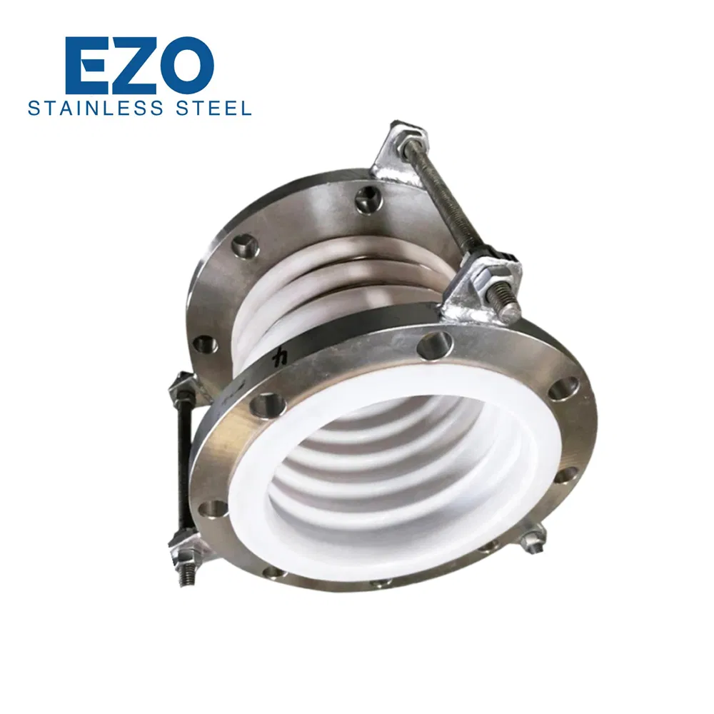 Stainless Steel Limit Rods Metal Bellow Transflex Expansion Joint Double Flange Compensator Dismantling Piece