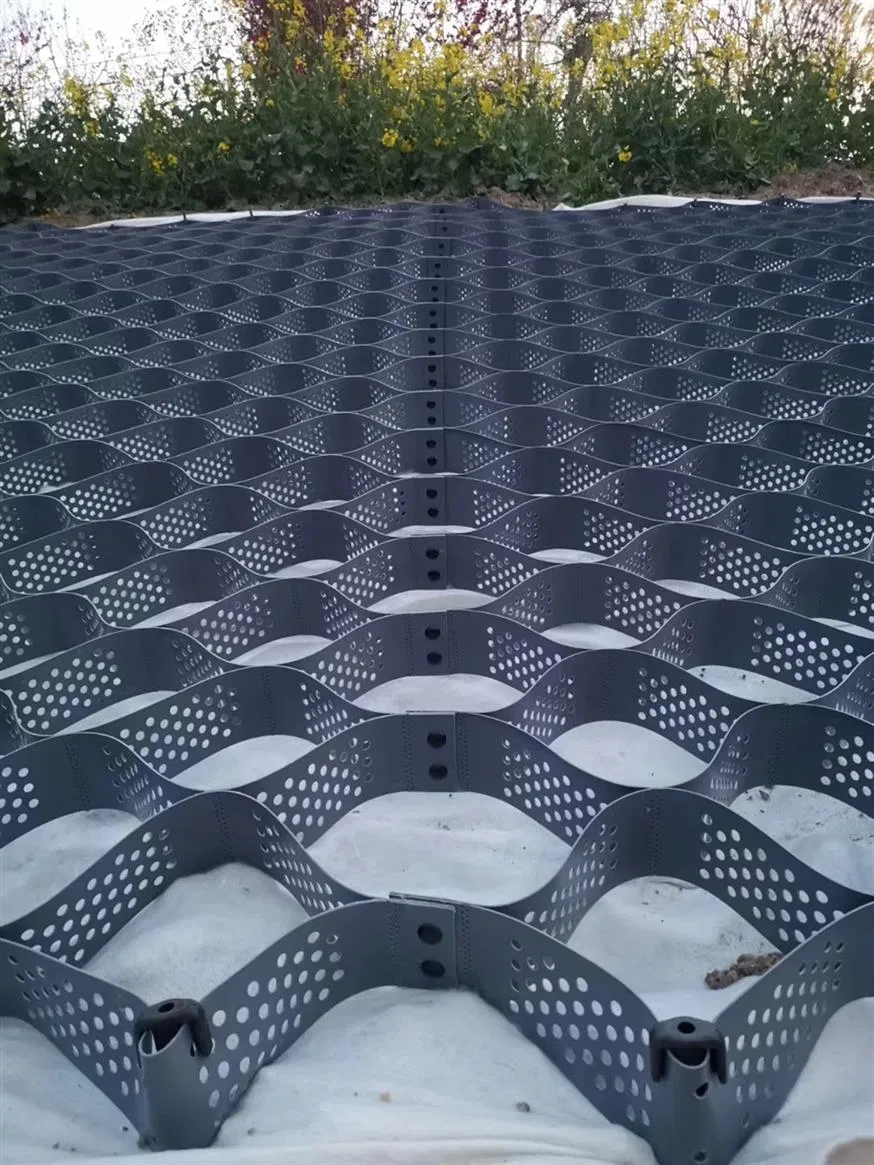 High-Performance Driveway Stabilizer with HDPE Geocell for Gravel Use