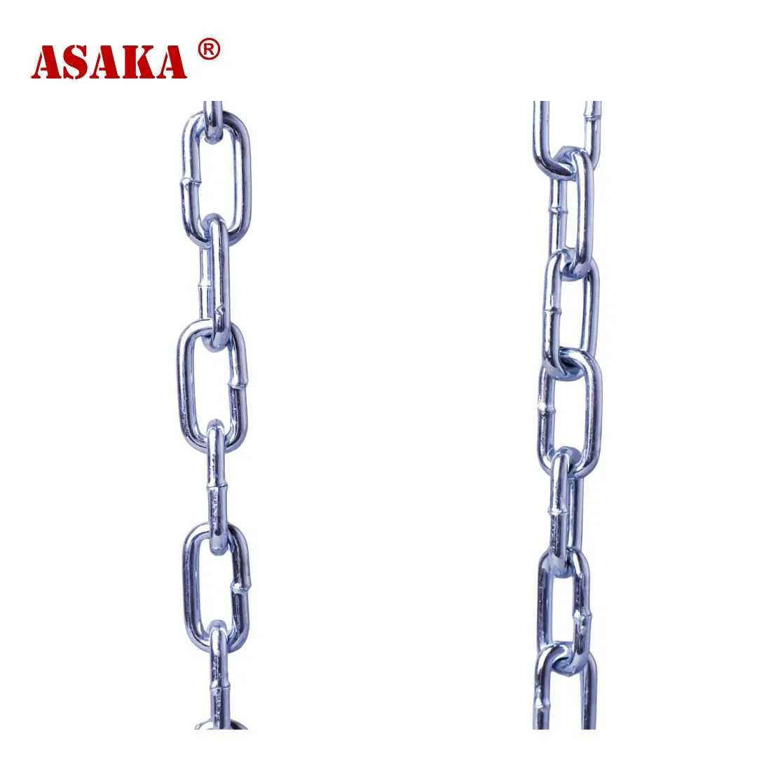 Длинная цепь из нержавеющей стали, металлическая