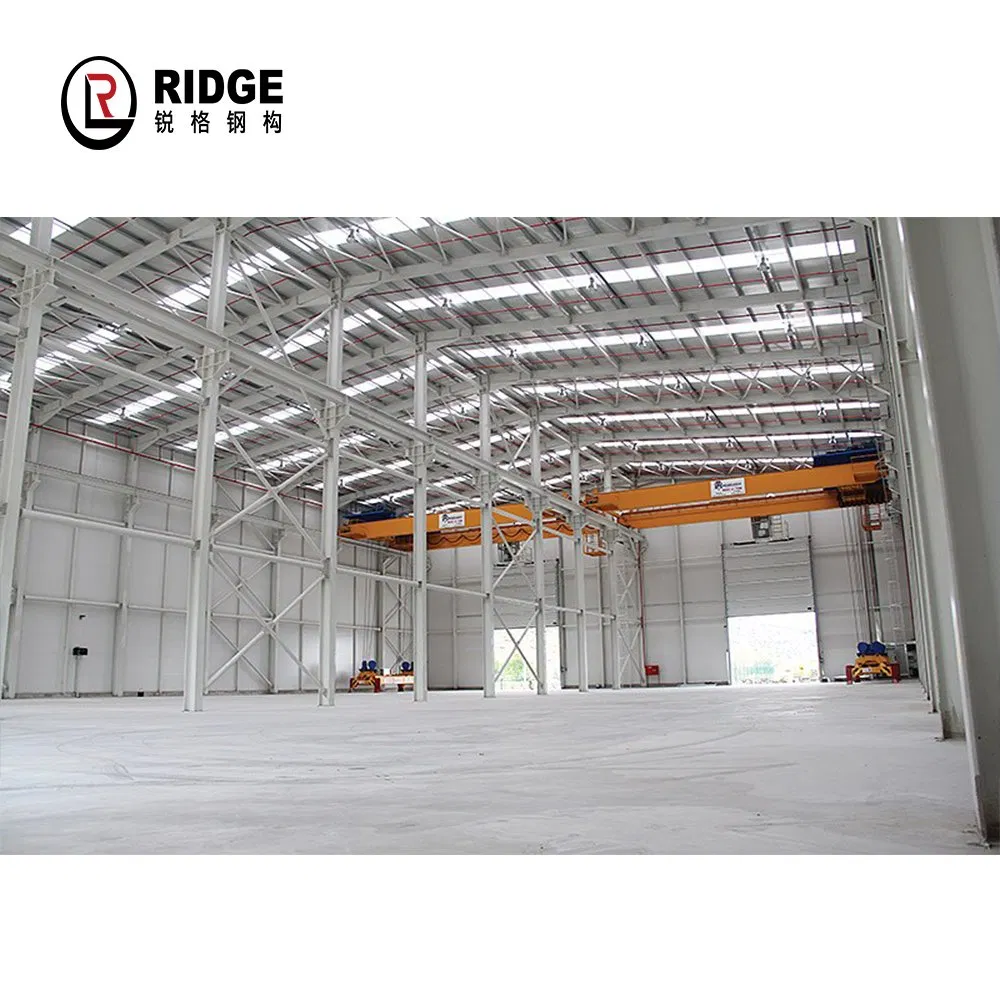 Light Steel Space Frame Warehouse Metal Structure Layout Workshop for Furniture Factory