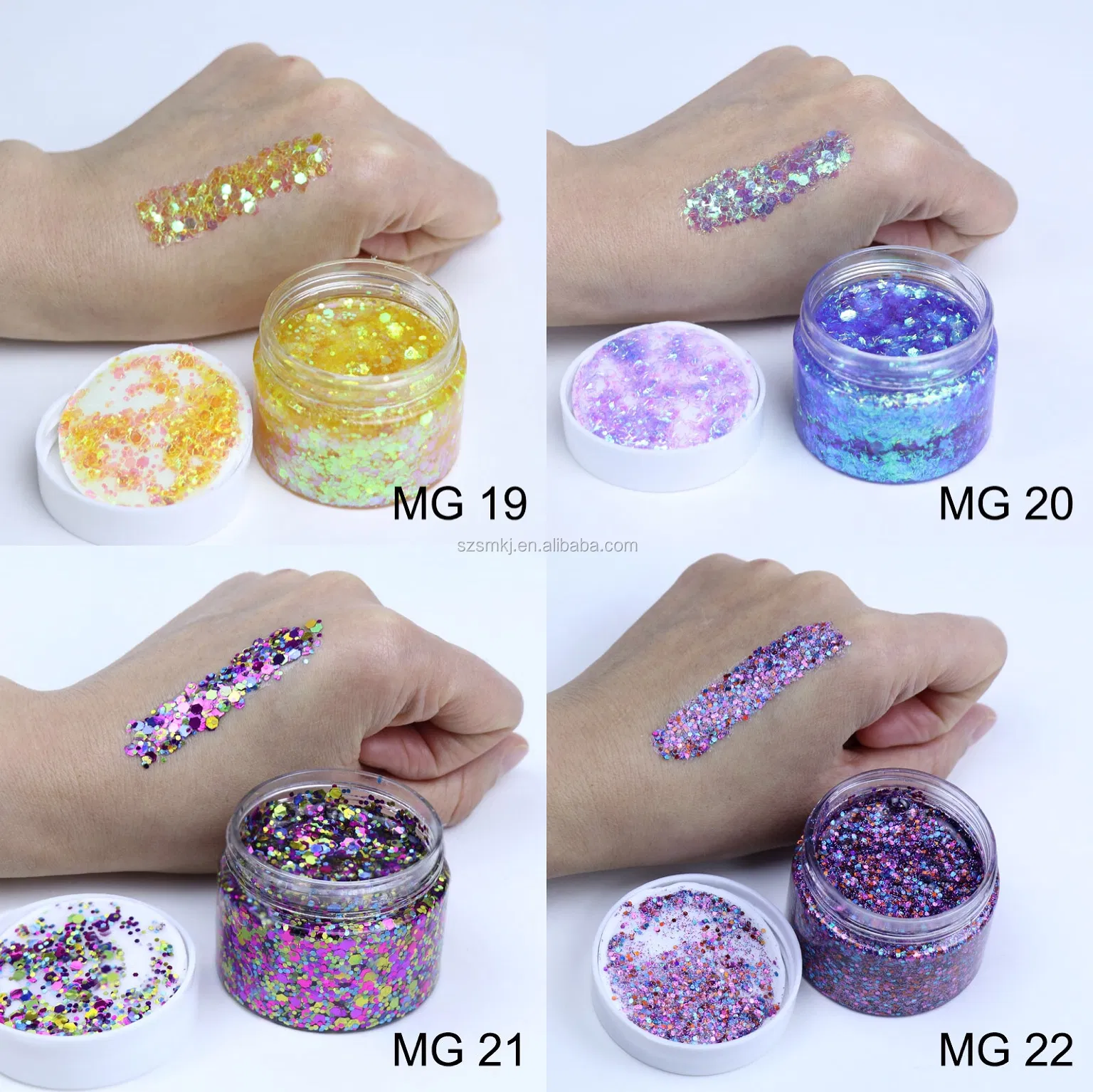 Makeup Single Eyeshadow Peel-off Liquid Loose Chunky Sequins Glitter Gel