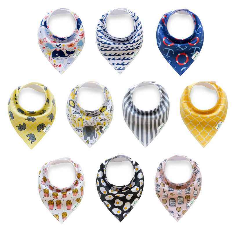 New Design Baby Bibs Baby Soft Cotton Drool Bibs